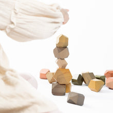 Načíst obrázek do prohlížeče Galerie, dětské balanční dřevěné kameny dřevěné kostky dětské hračky
